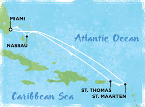 Eastern Caribbean Map